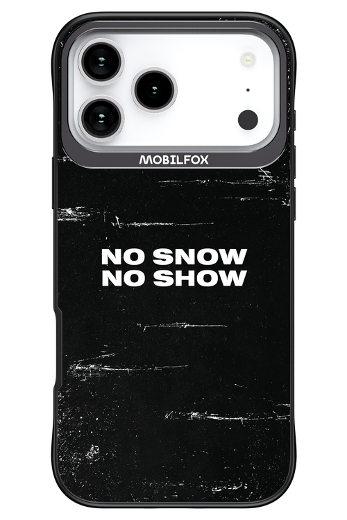 No snow, no show - Apple iPhone 17 Pro Max