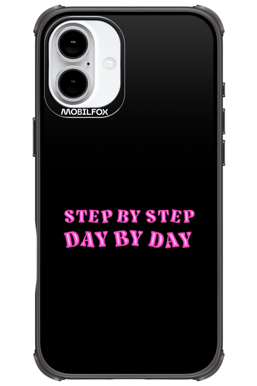 Step by Step Black - Apple iPhone 16 Plus