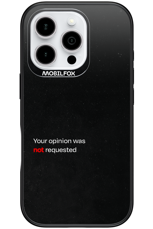 Not Requested 2.0 - Apple iPhone 16 Pro