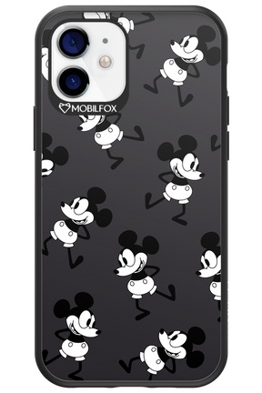 Iconic Mouse (antracite pattern) - Apple iPhone 12