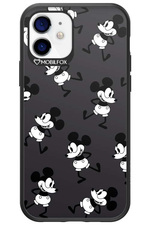 Iconic Mouse (antracite pattern) - Apple iPhone 12