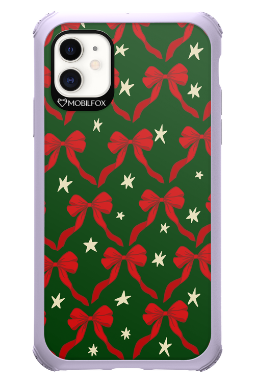 Bow & Stars (Green) - Apple iPhone 11