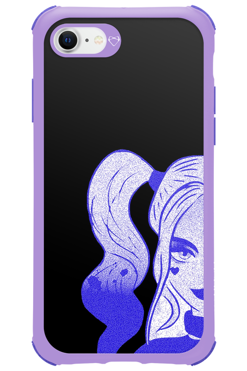 Qween Blue - Apple iPhone 8