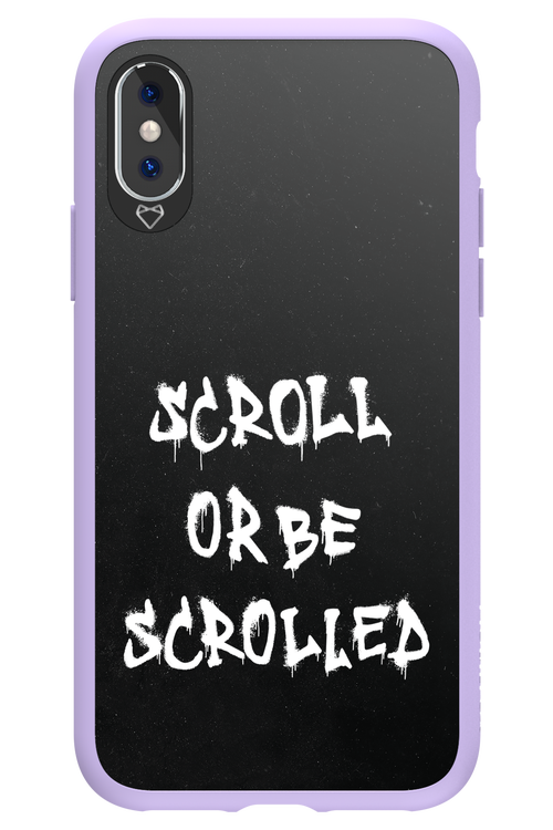 Scroll Black - Apple iPhone XS