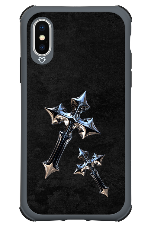 Chrome Crosses 2.0 - Apple iPhone X