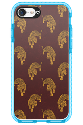 Burgundy Leopard Pattern - Apple iPhone SE 2020