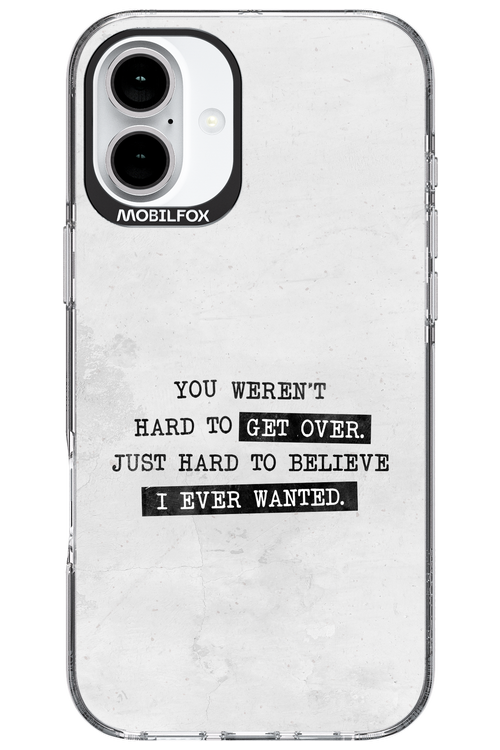 Hard to Believe - Apple iPhone 16 Plus