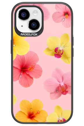 Sunset Flowers - Apple iPhone 15