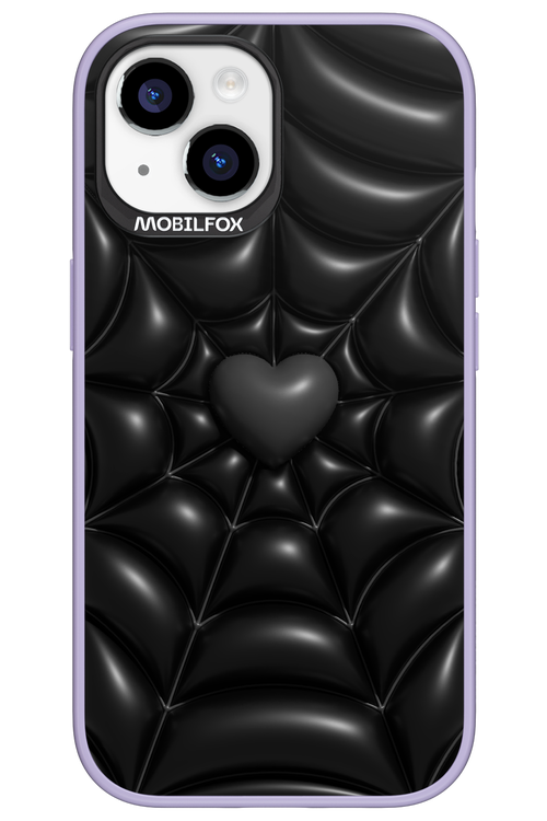 Black Spider Heart - Apple iPhone 15