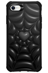 Black Spider Heart - Apple iPhone SE 2022