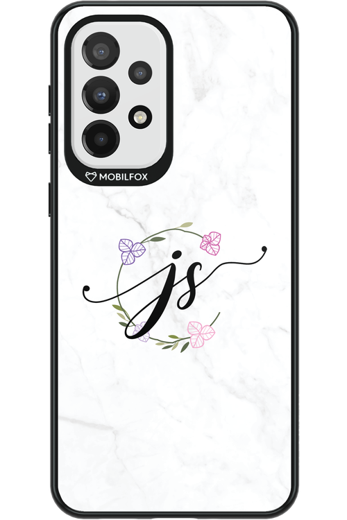 JS Monogram White - Samsung Galaxy A33