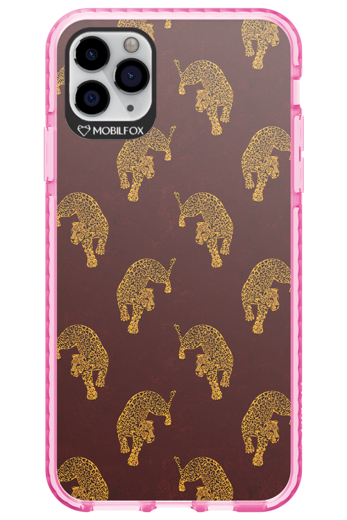 Burgundy Leopard Pattern - Apple iPhone 11 Pro Max