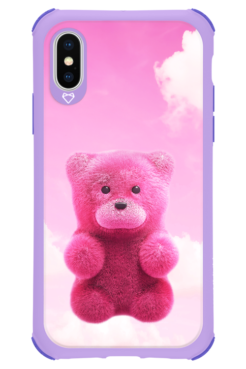 Pinky Bear Clouds - Apple iPhone X