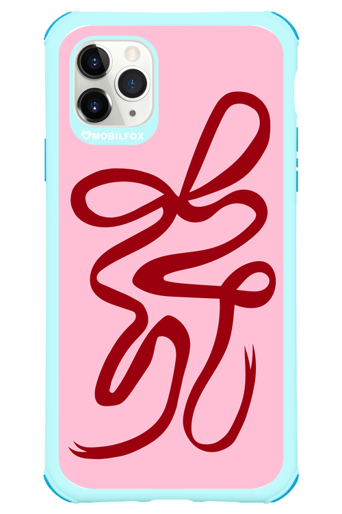 Burgundy Bow - Apple iPhone 11 Pro Max