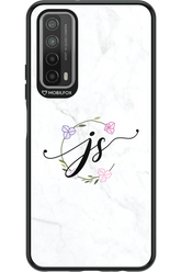 JS Monogram White - Huawei P Smart 2021