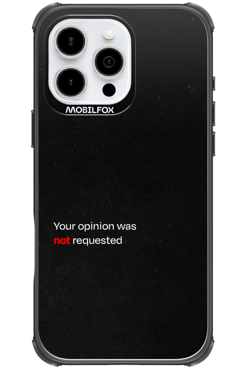 Not Requested 2.0 - Apple iPhone 16 Pro Max