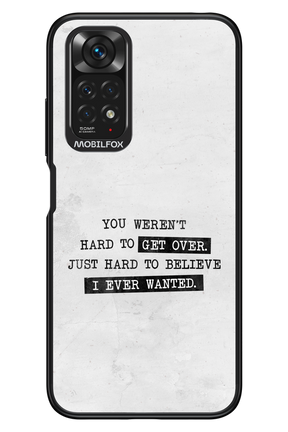 Hard to Believe - Xiaomi Redmi Note 11/11S 4G