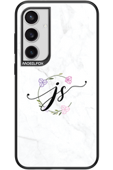 JS Monogram White - Samsung Galaxy S24+