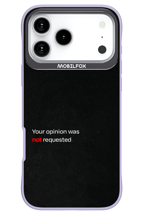 Not Requested 2.0 - Apple iPhone 17 Pro Max