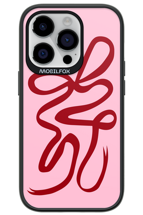 Burgundy Bow - Apple iPhone 14 Pro