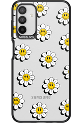 Smiley Flowers Transparent - Samsung Galaxy A04s