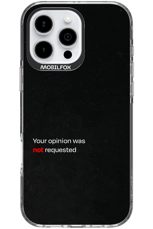 Not Requested 2.0 - Apple iPhone 16 Pro Max