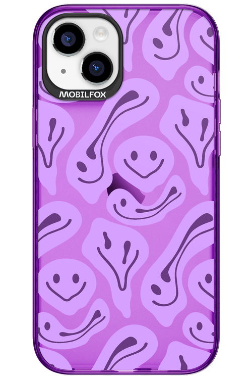 Fluid Smiley Purple - Apple iPhone 15 Plus