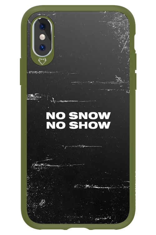 No snow, no show - Apple iPhone X