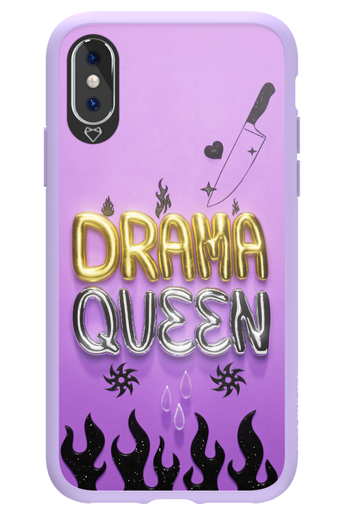 Drama Queen Purple - Apple iPhone XS