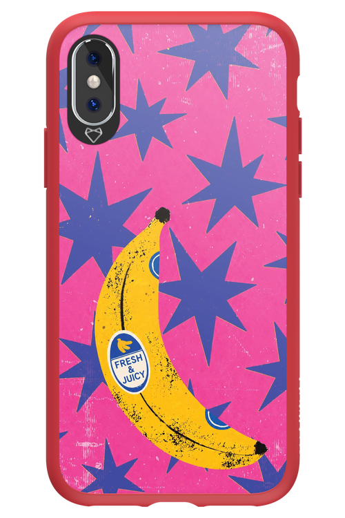 BANANA POP BLUE 2.0 - Apple iPhone XS