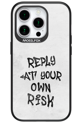 At Your Own Risk 2.0 - Apple iPhone 15 Pro