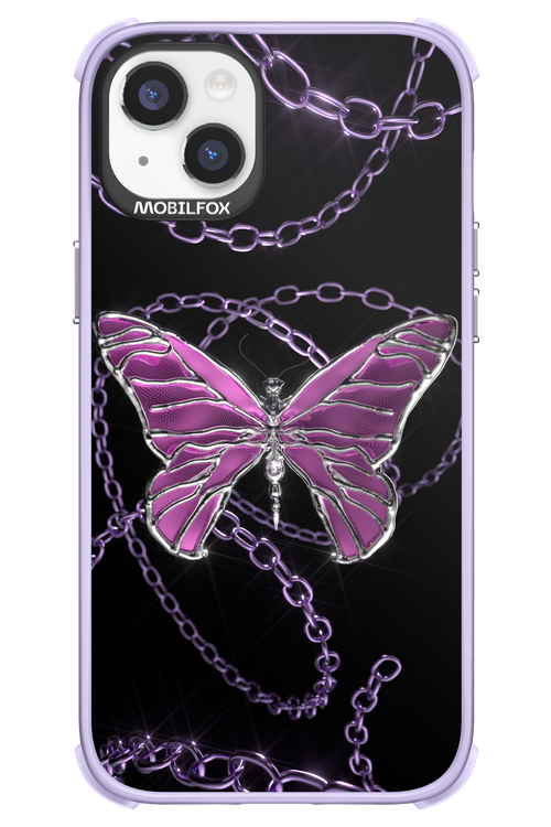 Butterfly Necklace - Apple iPhone 14 Plus