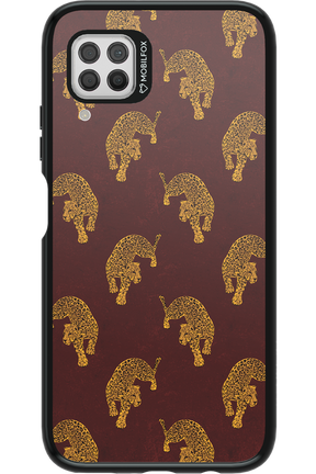 Burgundy Leopard Pattern - Huawei P40 Lite