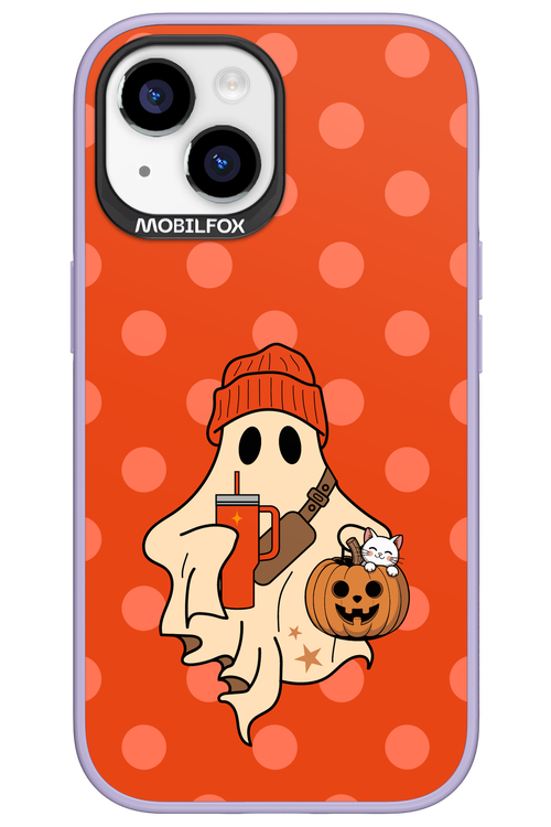 Ghost Girl (Orange) - Apple iPhone 15
