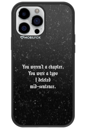 A Typo - Apple iPhone 13 Pro Max