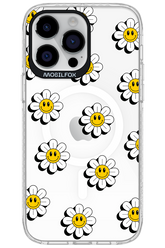 Smiley Flowers Transparent - Apple iPhone 14 Pro Max