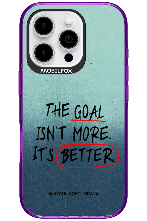 The Goal 2.0 - Apple iPhone 16 Pro