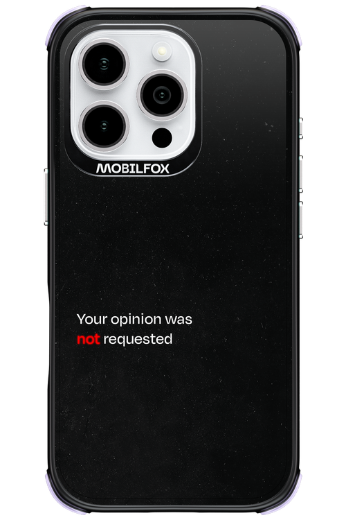 Not Requested 2.0 - Apple iPhone 16 Pro