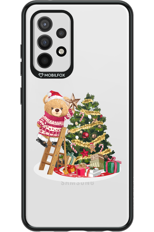 Christmas Bear (Transparent) - Samsung Galaxy A52 / A52 5G / A52s