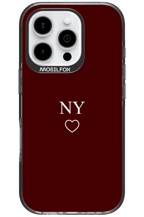 NY Burgundia 2.0 - Apple iPhone 16 Pro