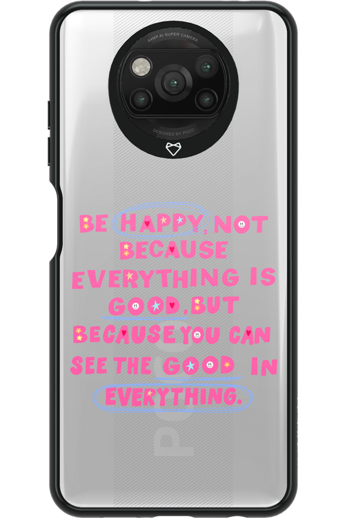 Be Happy - Xiaomi Poco X3 Pro