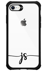 JS Monogram - Apple iPhone 8