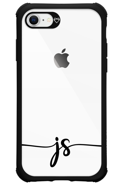 JS Monogram - Apple iPhone 8