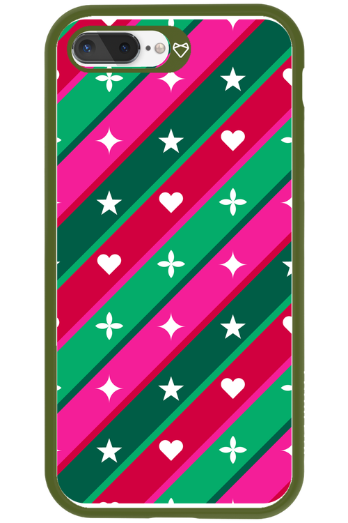 Christmas Stripes - Apple iPhone 8 Plus