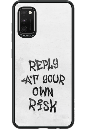 At Your Own Risk - Samsung Galaxy A41
