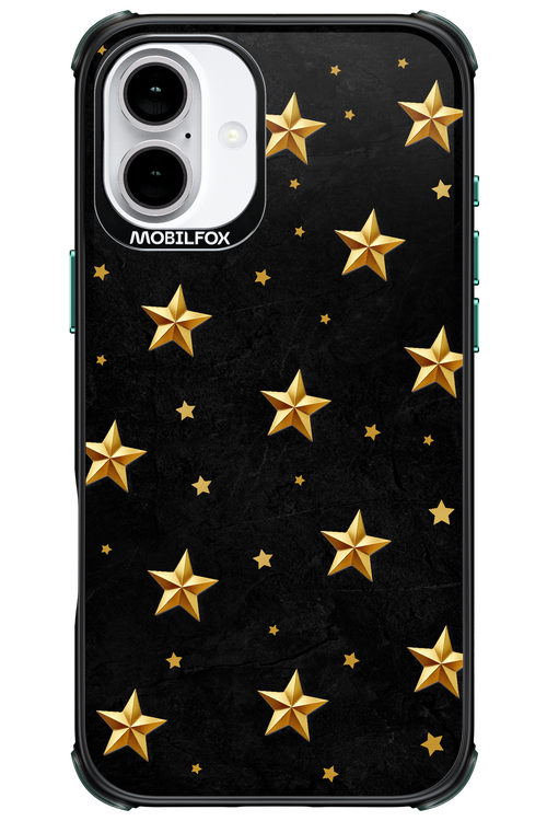 Golden Stars - Apple iPhone 16 Plus