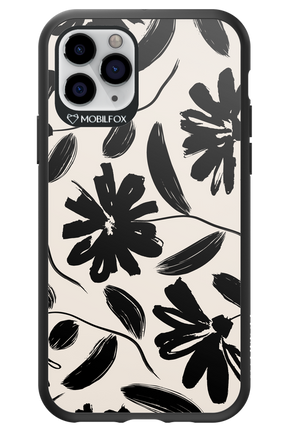 Monochrome Flowerss - Apple iPhone 11 Pro