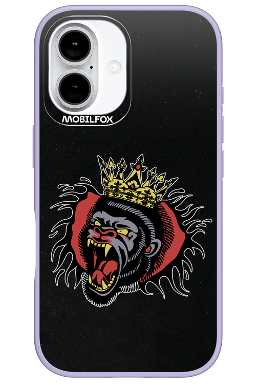 Monkey Rage Black - Apple iPhone 16