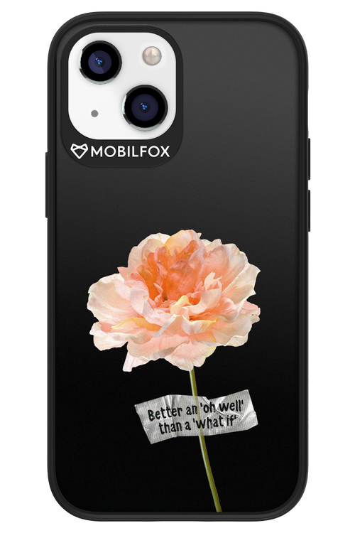 Flower Black - Apple iPhone 13 Mini