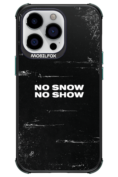 No snow, no show - Apple iPhone 13 Pro
